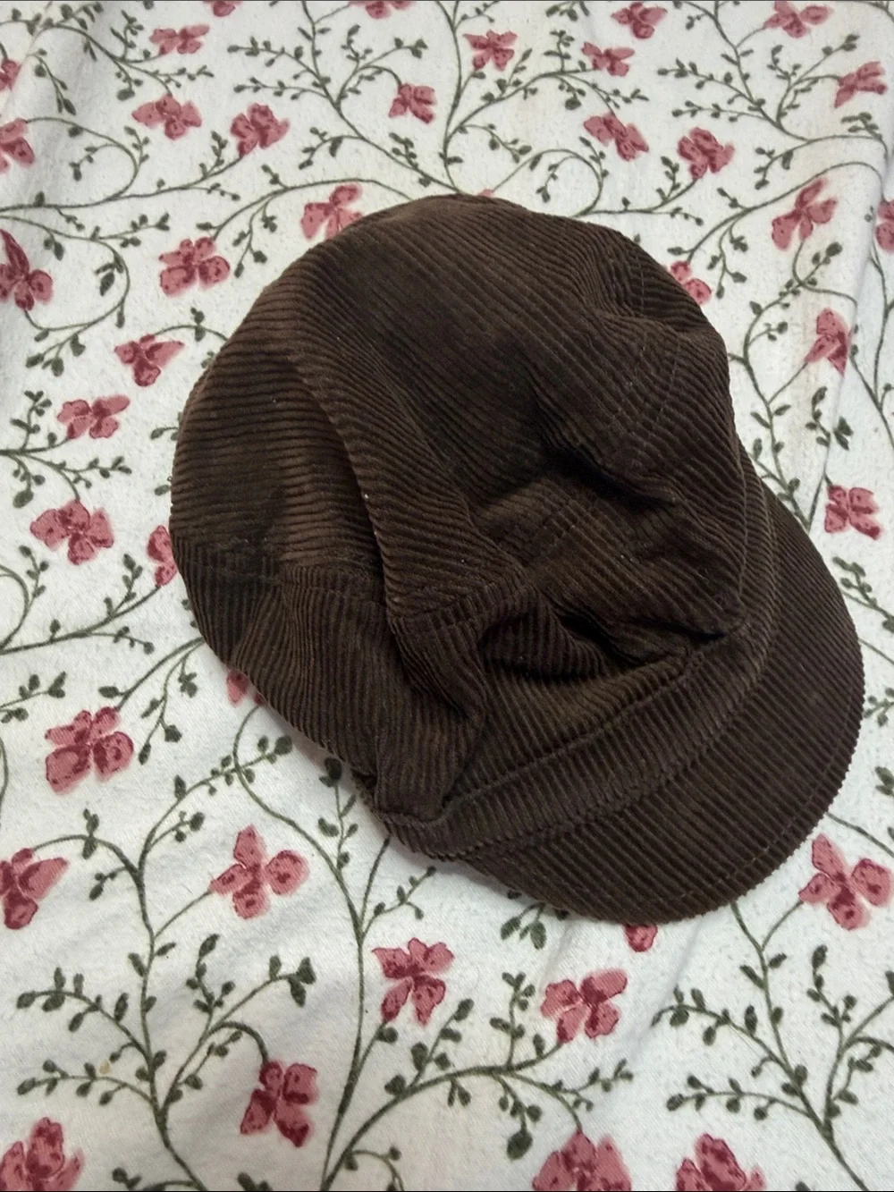 Brown Corduroy Newsboy Cap - Stylish Baby Boy’s Accessory